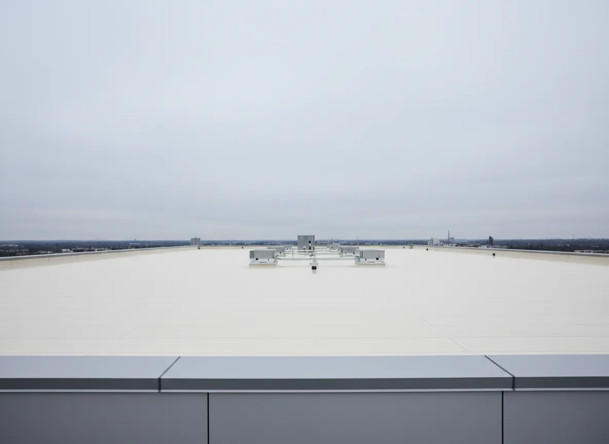 Commercial flat roof in Georgia